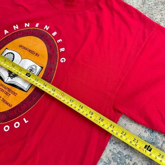 Vintage Single Stitch Houston School District x Shell Oil Shirt - Picture 4 of 5